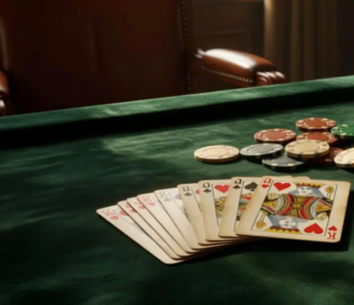 Illustration vintage de l'héritage sportif français autour des jeux de cartes
